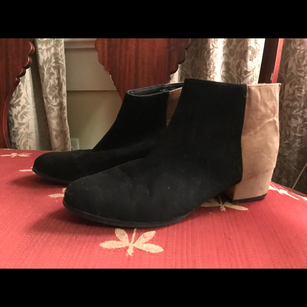 Colorblock Ankle Booties